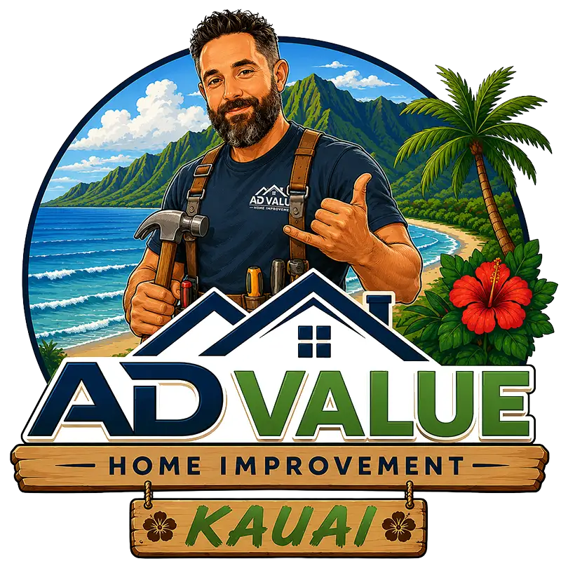 Ad Value Home Improvement project on Kauai