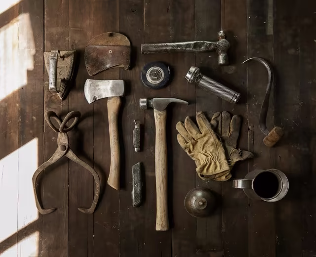 Handyman tools and repair materials ready for a home project